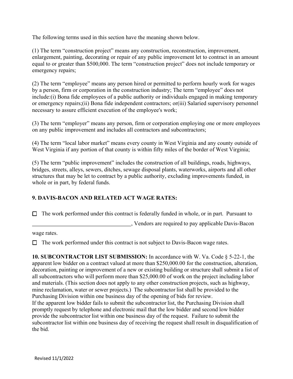 Purchasing Master Terms and Conditions - West Virginia, Page 23