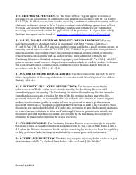 Purchasing Master Terms and Conditions - West Virginia, Page 5
