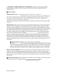 Purchasing Master Terms and Conditions - West Virginia, Page 8