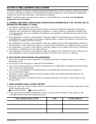 Form CMS-855O Medicare Enrollment Application - Registration for Eligible Ordering and Referring Physicians and Non-physician Practitioners, Page 6