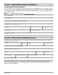 Form CMS-855O Medicare Enrollment Application - Registration for Eligible Ordering and Referring Physicians and Non-physician Practitioners, Page 8