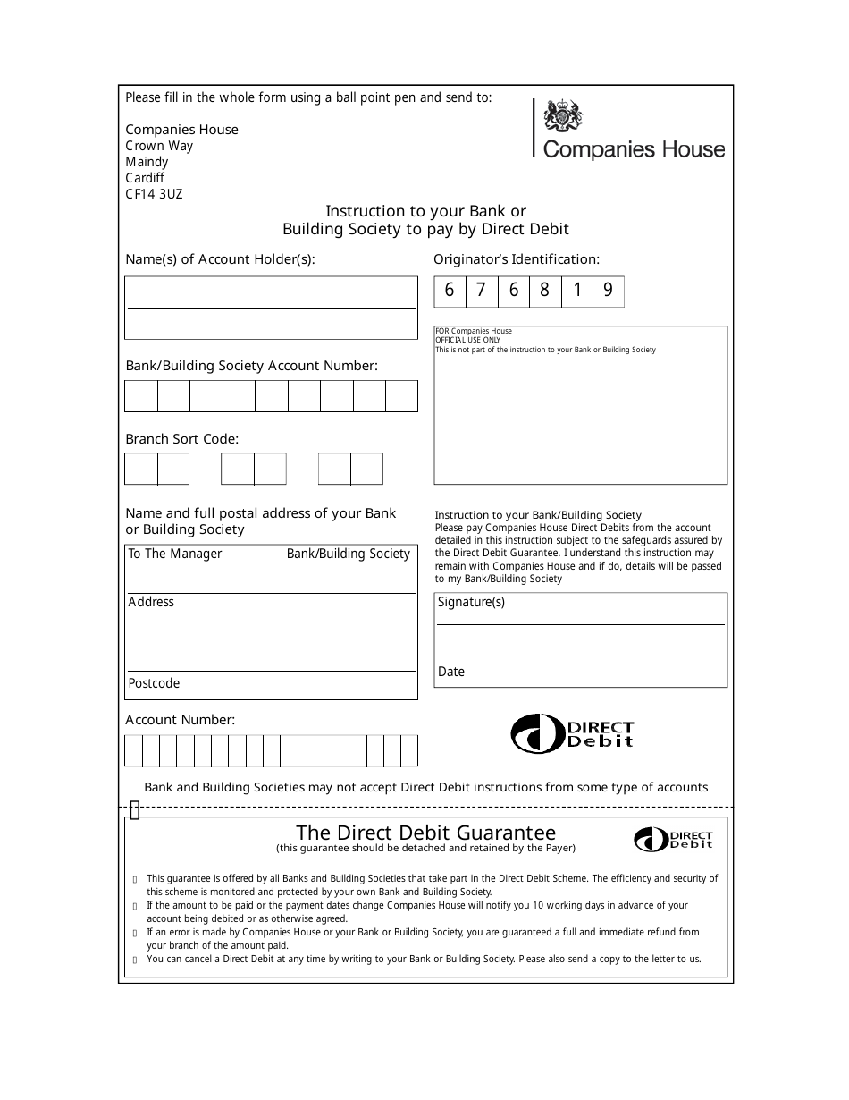 Application to Register as a Lender for Filing Electronic Charge Documents - United Kingdom, Page 5