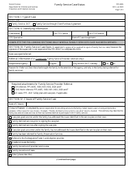 Document preview: Form PPS4005 Family Service Case Status - Kansas