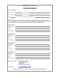 Document preview: Form LAS Plus-S3 Las Plus Authorized Signatures - Virginia