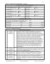 Form DBPR LA1 Landscape Architect Application for Licensure: Examination - Florida, Page 3