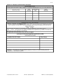 Form DBPR LA1 Landscape Architect Application for Licensure: Examination - Florida, Page 6