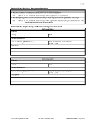 Form DBPR LA1 Landscape Architect Application for Licensure: Examination - Florida, Page 9