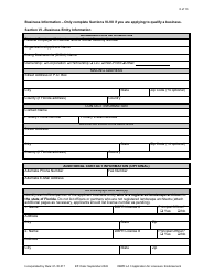 Form DBPR LA3 Landscape Architect Application for Licensure: Endorsement - Florida, Page 8