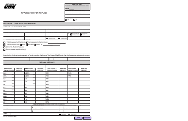 Form ADM399 Application for Refund - California, Page 3