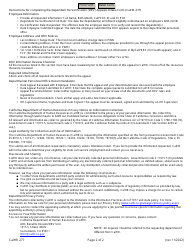 Form CALHR277 Dependent Re-verification (Drv) Appeals Intake Form - California, Page 2