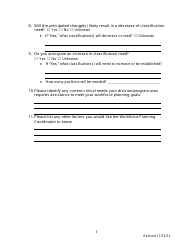 Workforce Planning Survey Development Tool - California, Page 3