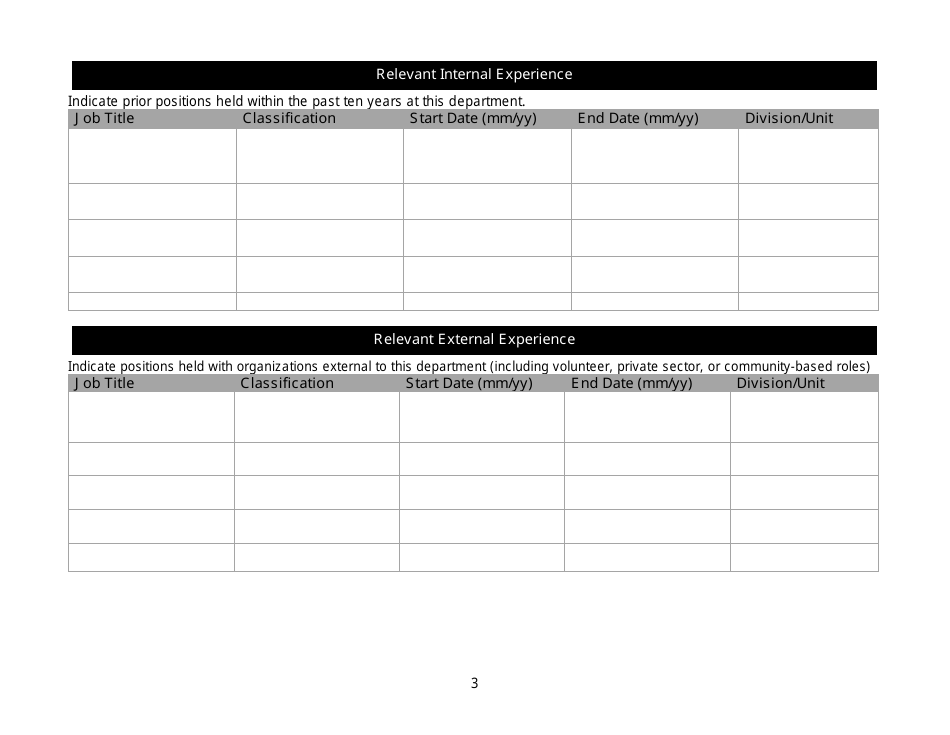 Candidate Application - California, Page 3