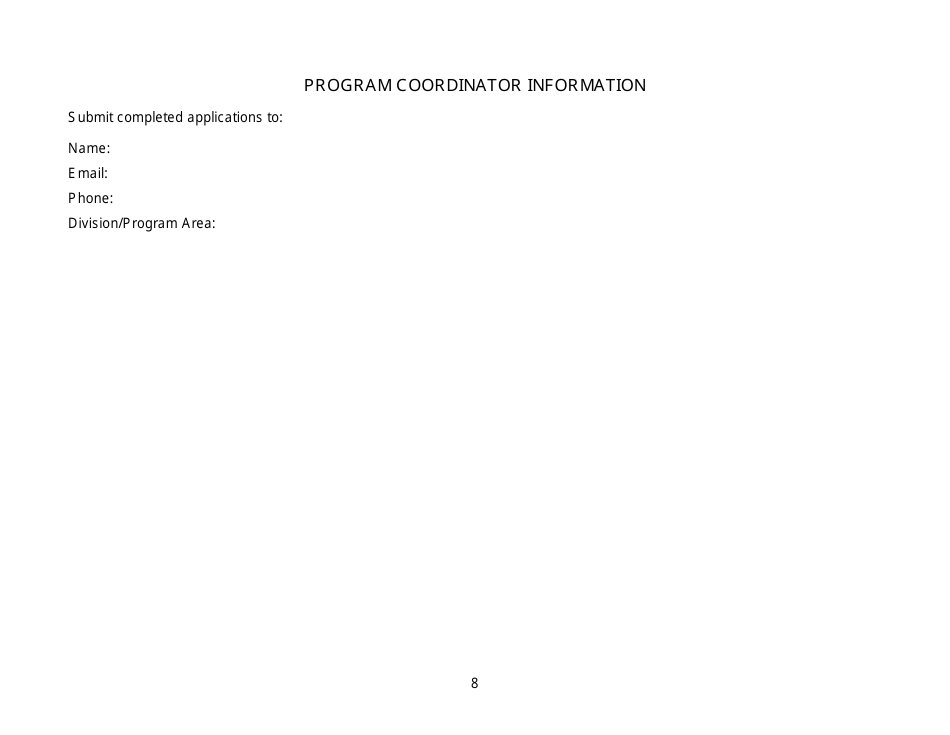 Candidate Application - California, Page 8