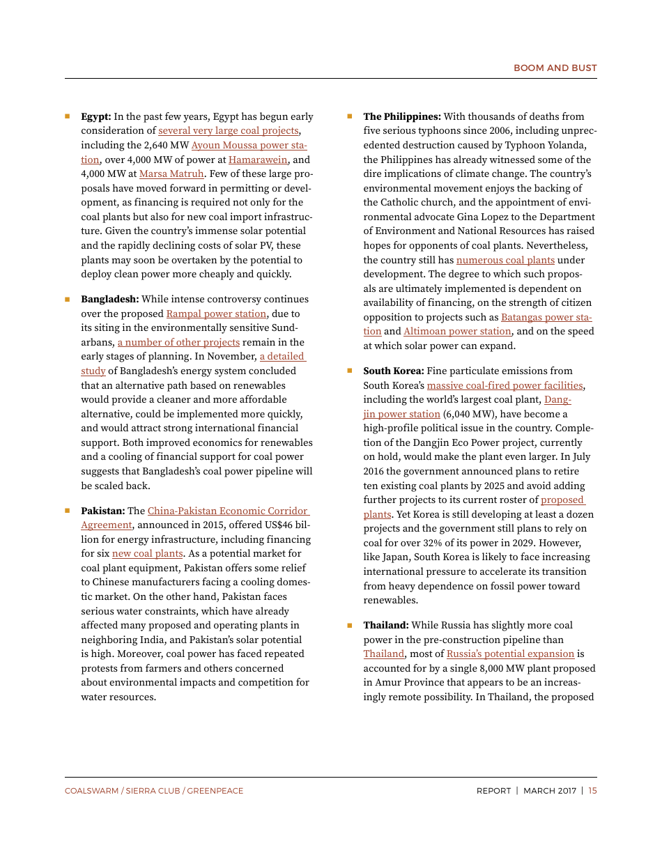 Boom and Bust 2017: Tracking the Global Coal Plant Pipeline - Christine Shearer, Nicole Ghio, Lauri Myllyvirta, Aiqun Yu, Ted Nace, Page 15