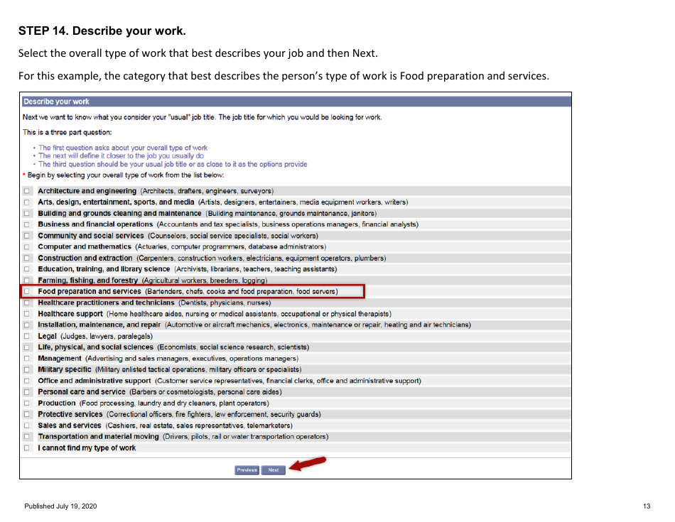 For Self-employed and Contract Workers Step-By-Step Guide to Completing the Ui Application During Covid-19 - Minnesota, Page 13