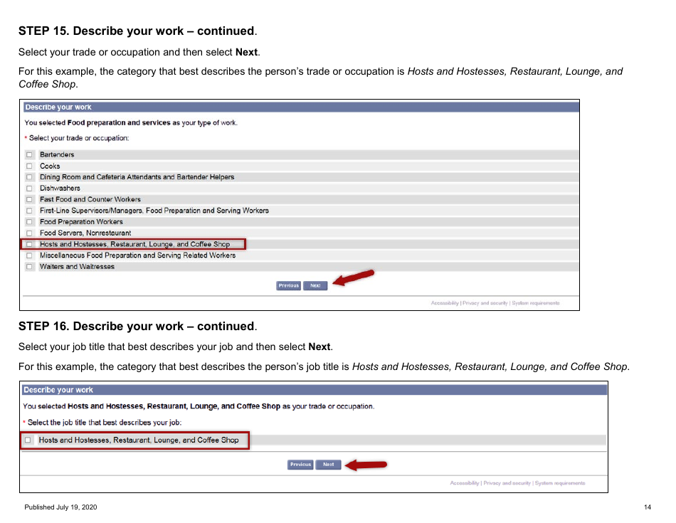 For Self-employed and Contract Workers Step-By-Step Guide to Completing the Ui Application During Covid-19 - Minnesota, Page 14