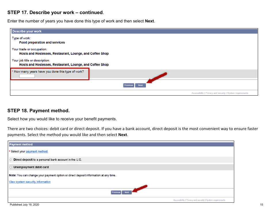 For Self-employed and Contract Workers Step-By-Step Guide to Completing the Ui Application During Covid-19 - Minnesota, Page 15