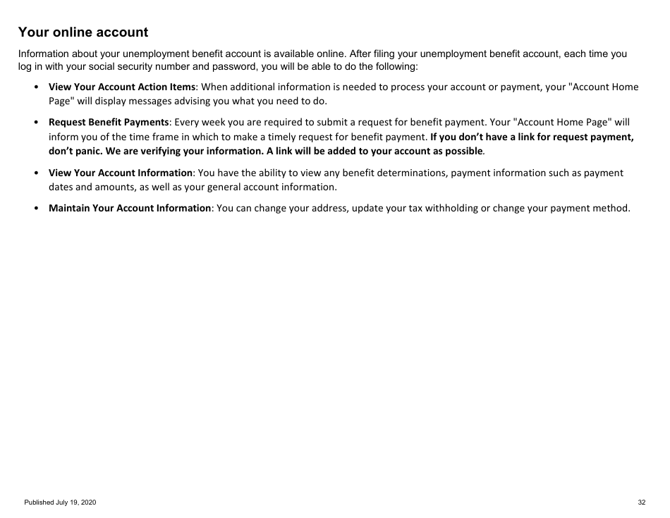For Self-employed and Contract Workers Step-By-Step Guide to Completing the Ui Application During Covid-19 - Minnesota, Page 32