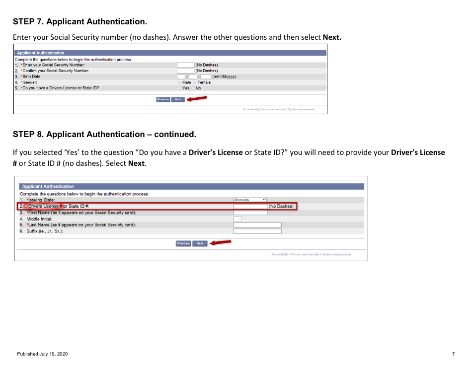 For Self-employed and Contract Workers Step-By-Step Guide to Completing the Ui Application During Covid-19 - Minnesota, Page 7