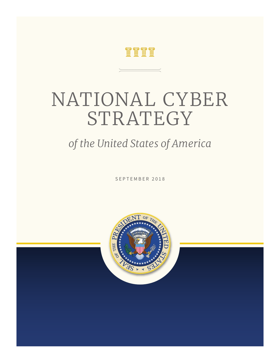 National Cyber Strategy of the United States of America, Page 1