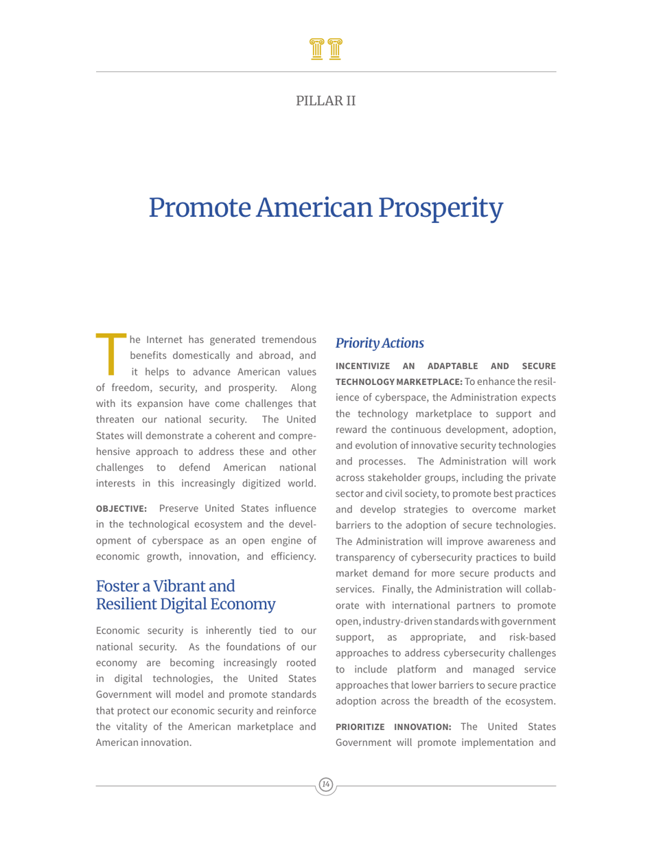 National Cyber Strategy of the United States of America, Page 23