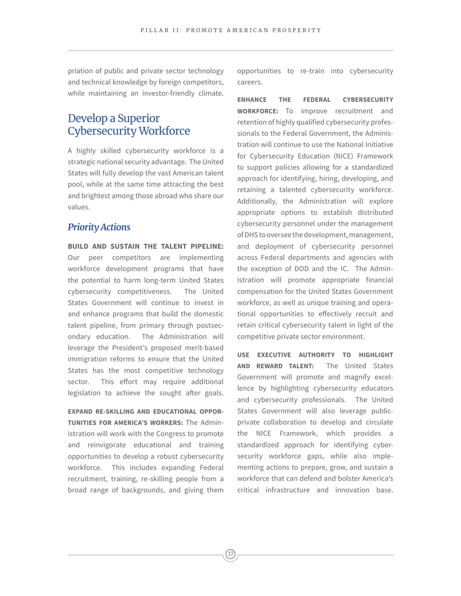 National Cyber Strategy of the United States of America, Page 26