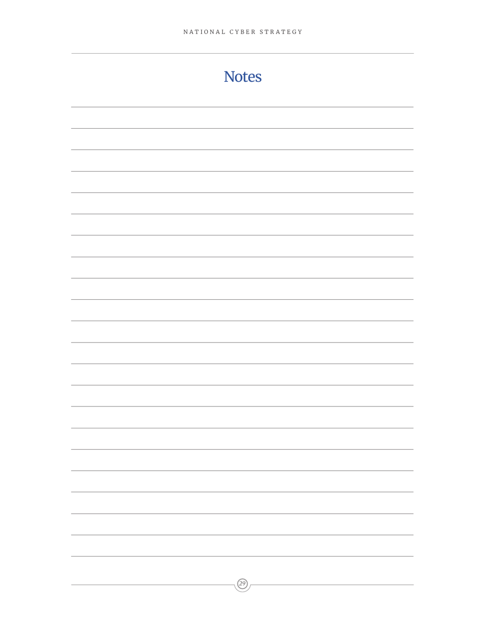 National Cyber Strategy of the United States of America, Page 38