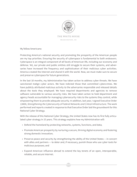 National Cyber Strategy of the United States of America, Page 3