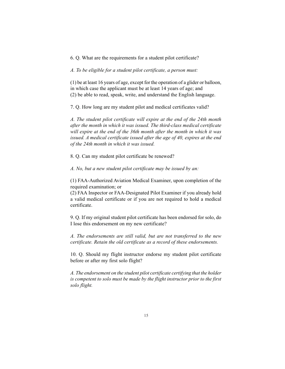 Student Pilot Guide, Page 19