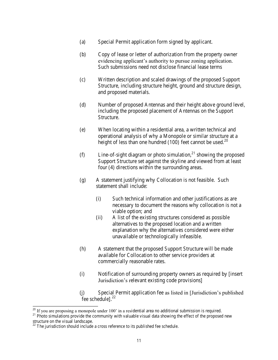 Model Wireless Telecommunications Facility Siting Ordinance - the Wireless Infrastructure Association, Page 12