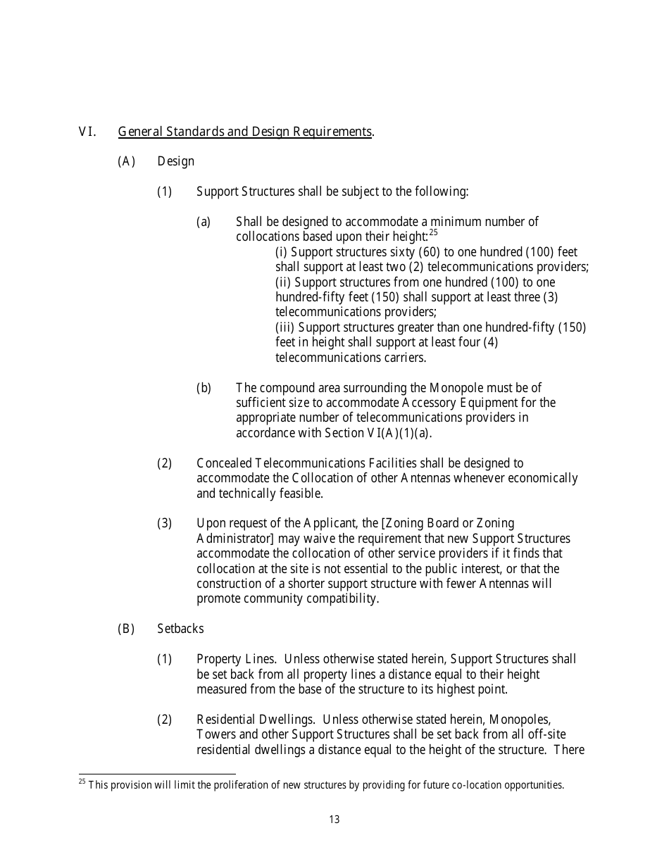 Model Wireless Telecommunications Facility Siting Ordinance - the Wireless Infrastructure Association, Page 14