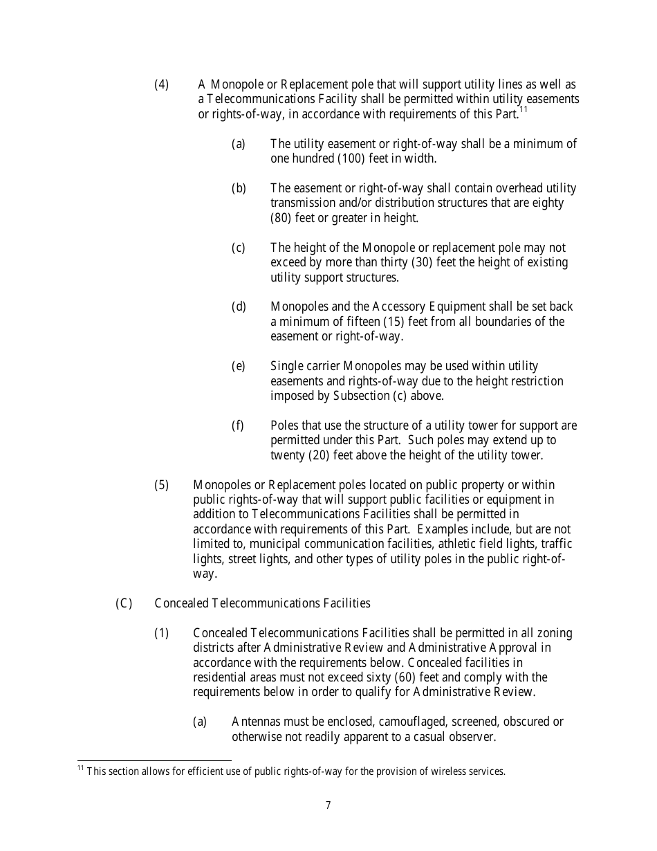 Model Wireless Telecommunications Facility Siting Ordinance - the Wireless Infrastructure Association, Page 8
