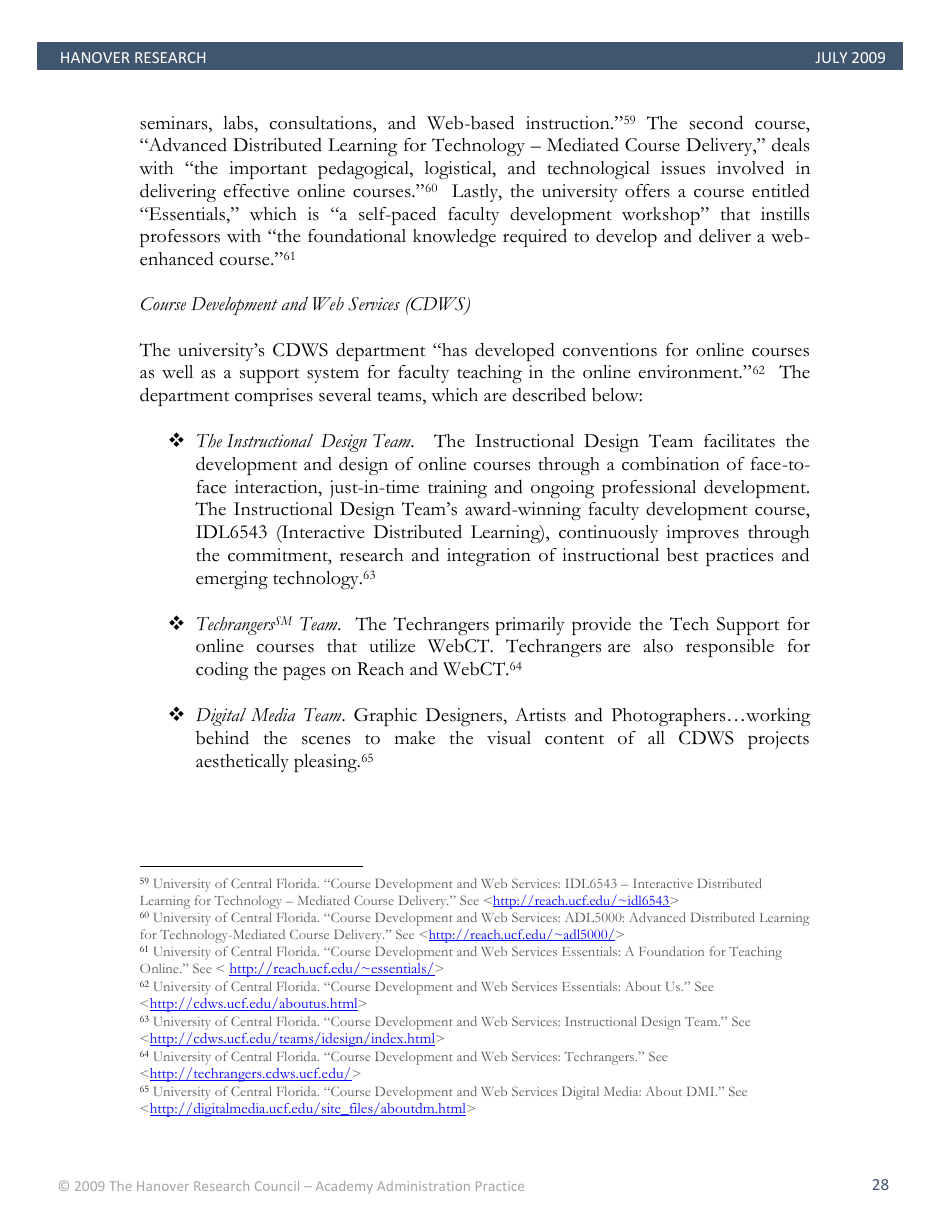 Best Practices in Online Teaching Strategies - the Hanover Research Council - Pennsylvania, Page 28