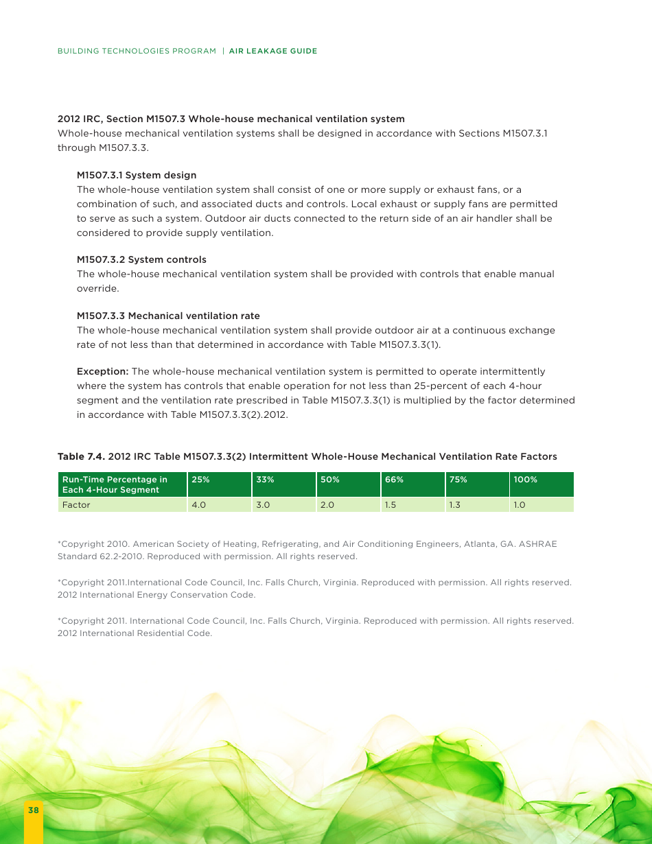 Building Energy Code Resource Guide: Air Leakage Guide - Building Technologies Program, Page 44