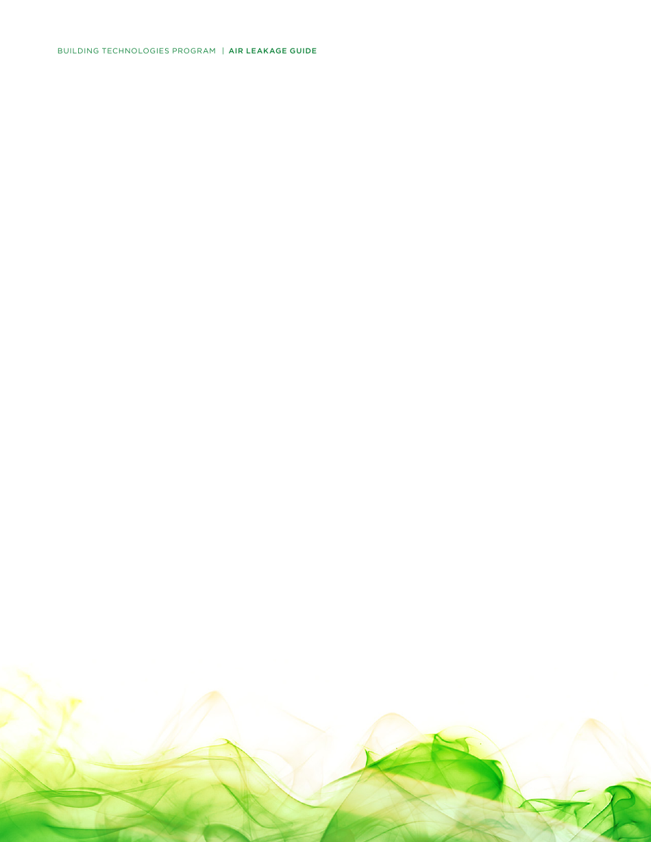 Building Energy Code Resource Guide: Air Leakage Guide - Building Technologies Program, Page 6