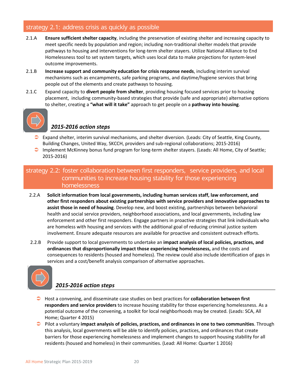 All Home Strategic Plan 2015-2019, Page 23