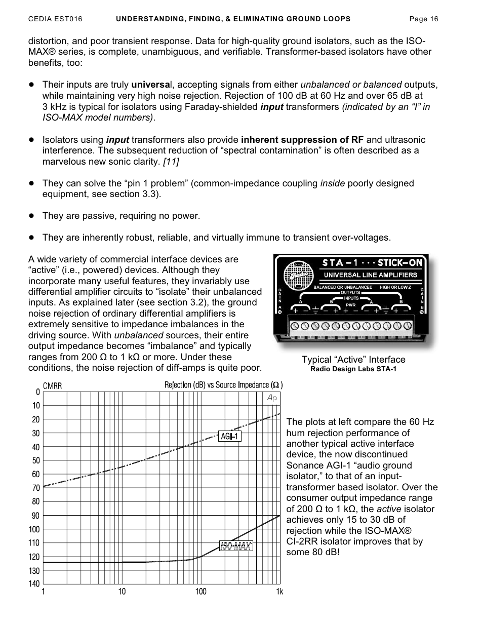 Understanding, Finding,  Eliminating Ground Loops - Bill Whitlock, Page 16