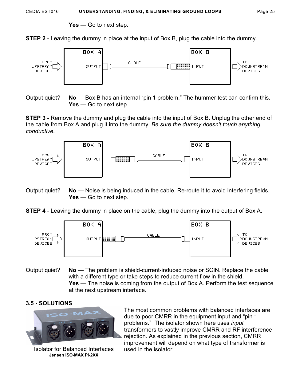 Understanding, Finding,  Eliminating Ground Loops - Bill Whitlock, Page 25