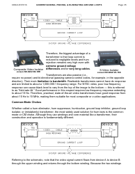 Understanding, Finding, &amp; Eliminating Ground Loops - Bill Whitlock, Page 35