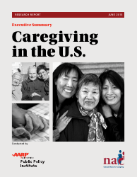 Caregiving in the U.S. 2015 - Executive Summary