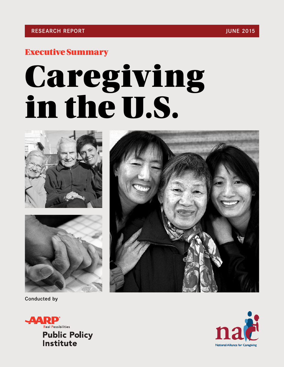 Caregiving in the U.S. 2015 - Executive Summary Image