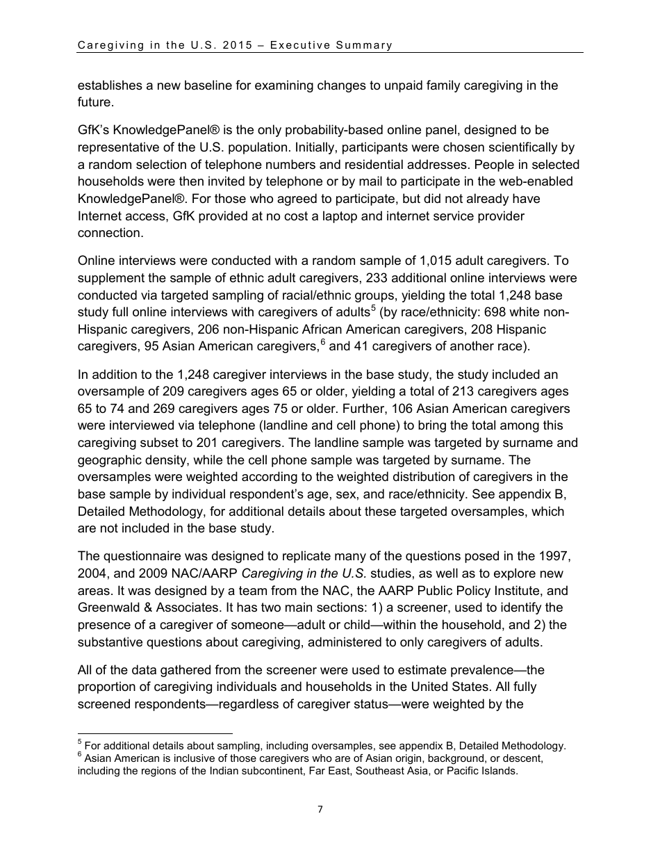 Caregiving in the U.S. 2015 - Executive Summary, Page 8