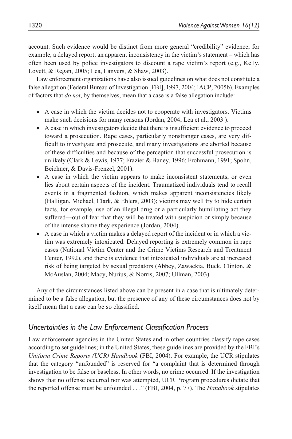 False Allegations of Sexual Assualt: an Analysis of Ten Years of Reported Cases - David Lisak, Lori Gardinier, Sarah C. Nicksa, Ashley M. Cote, Page 3