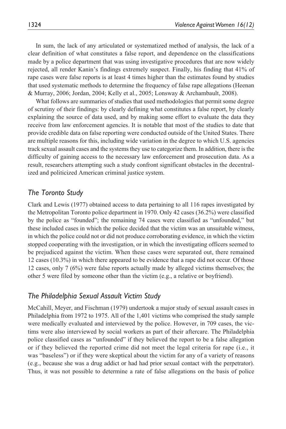 False Allegations of Sexual Assualt: an Analysis of Ten Years of Reported Cases - David Lisak, Lori Gardinier, Sarah C. Nicksa, Ashley M. Cote, Page 7