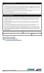 Forme V-3288 Demande D&#039;aide Financiere - Plans De Gestion DES Deplacements - Elaboration D&#039;un Plan De Gestion DES Deplacements - Programme D&#039;aide Aux Nouvelles Mobilites (Nomo) - Quebec, Canada (French), Page 4