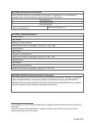 Kentucky Charter School Student Application - Kentucky, Page 2