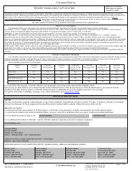 Document preview: DD Form 2947-1 TRICARE Young Adult Application (East)