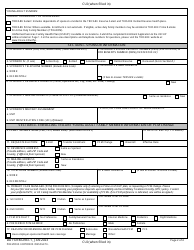 DD Form 2947-1 TRICARE Young Adult Application (East), Page 2