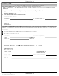 DD Form 2947-1 TRICARE Young Adult Application (East), Page 4