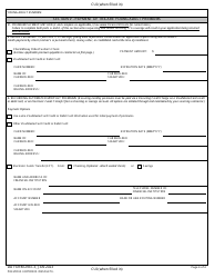 DD Form 2947-3 TRICARE Young Adult Application (Overseas), Page 4